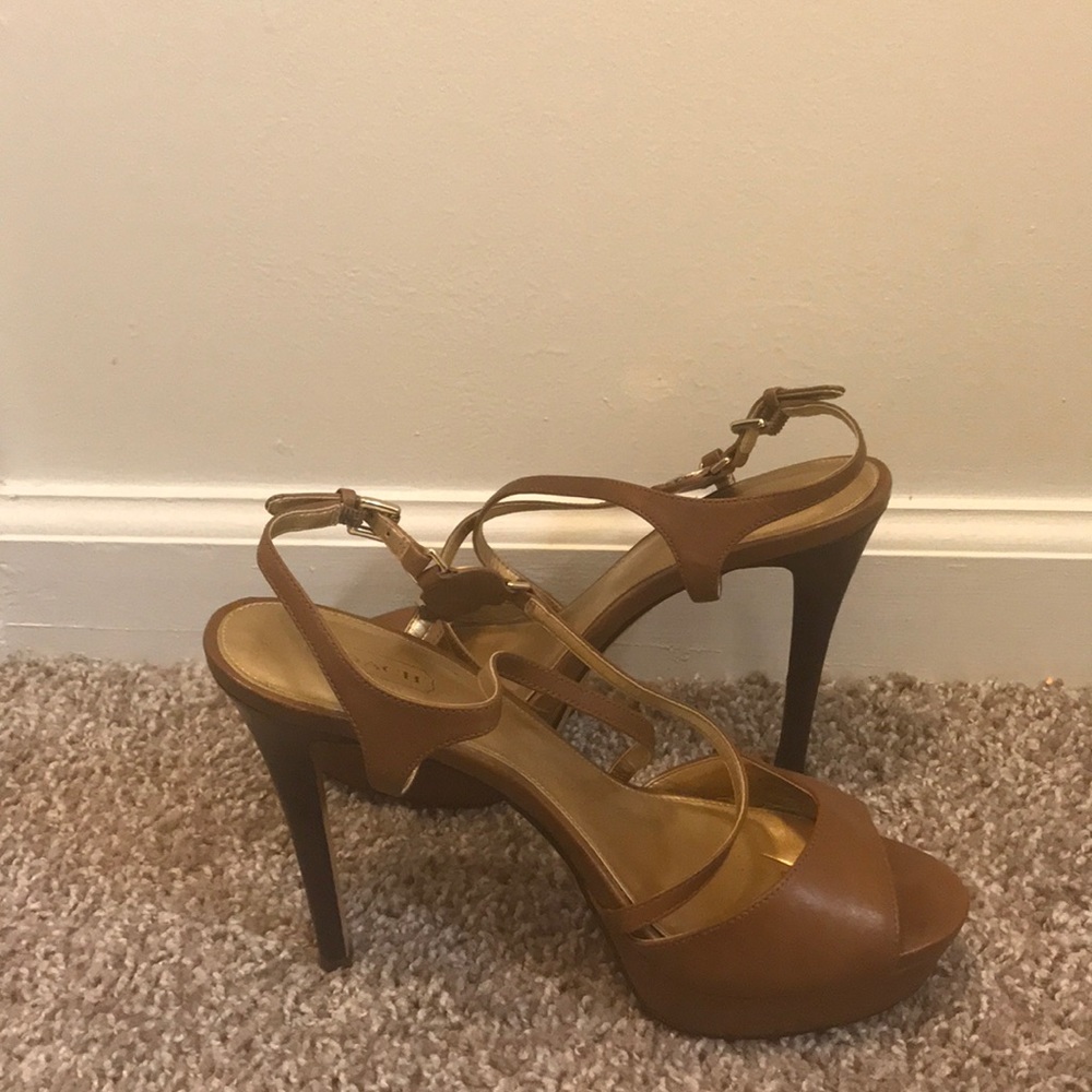 Brown Coach sandals